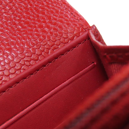 CHANEL シャネル ココマーク マトラッセ シルバー金具 長財布（小銭入れあり） グレインド カーフスキン レディース 中古