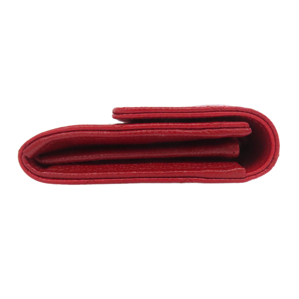 CHANEL シャネル ココマーク マトラッセ シルバー金具 長財布（小銭入れあり） グレインド カーフスキン レディース 中古