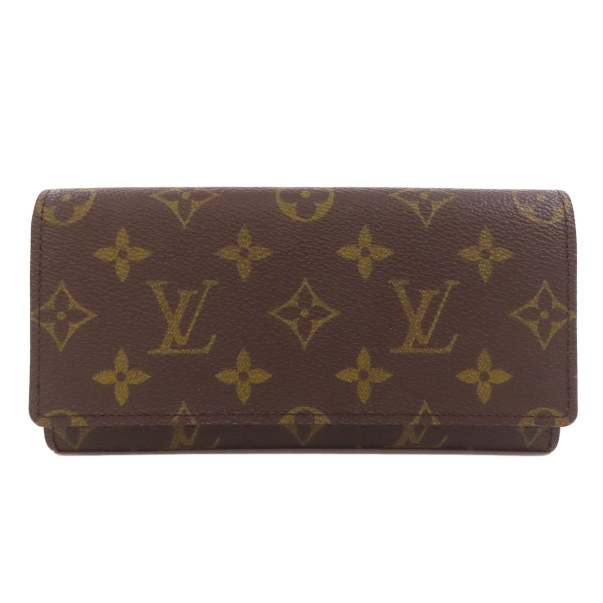 LOUIS VUITTON ルイヴィトン ポルト カルト クレディ 長財布（小銭入れなし） モノグラムキャンバス レディース 中古