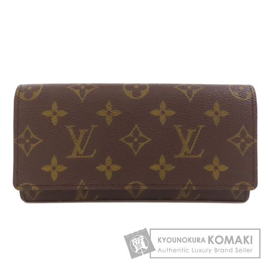 LOUIS VUITTON ルイヴィトン ポルト カルト クレディ 長財布（小銭入れなし） モノグラムキャンバス レディース 中古