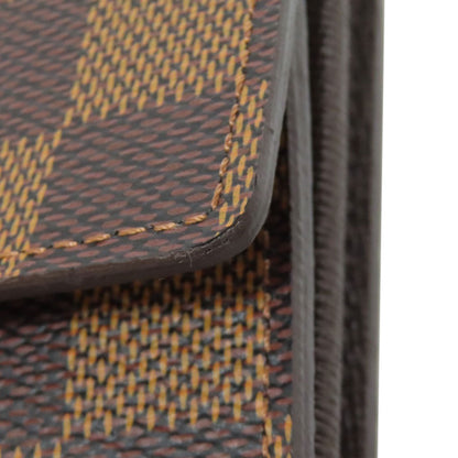 LOUIS VUITTON ルイヴィトン N61734 ポルトフォイユ・サラ 旧 長財布（小銭入れあり） ダミエキャンバス レディース 中古