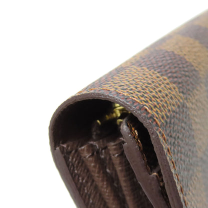 LOUIS VUITTON ルイヴィトン N61734 ポルトフォイユ・サラ 旧 長財布（小銭入れあり） ダミエキャンバス レディース 中古