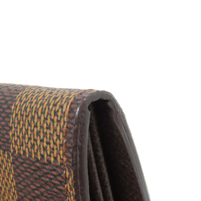LOUIS VUITTON ルイヴィトン N61734 ポルトフォイユ・サラ 旧 長財布（小銭入れあり） ダミエキャンバス レディース 中古