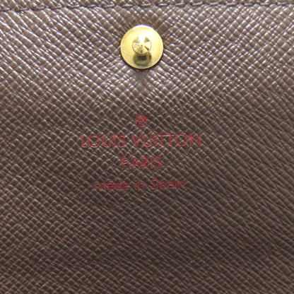 LOUIS VUITTON ルイヴィトン N61734 ポルトフォイユ・サラ 旧 長財布（小銭入れあり） ダミエキャンバス レディース 中古