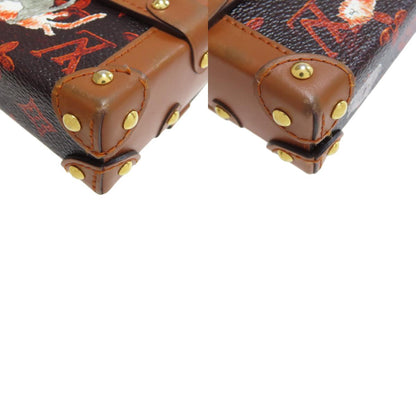 LOUIS VUITTON ルイヴィトン M63892 エッセンシャル トランク キャットグラム アクセサリーポーチ モノグラムキャンバス レディース 中古