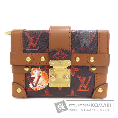 LOUIS VUITTON ルイヴィトン M63892 エッセンシャル トランク キャットグラム アクセサリーポーチ モノグラムキャンバス レディース 中古