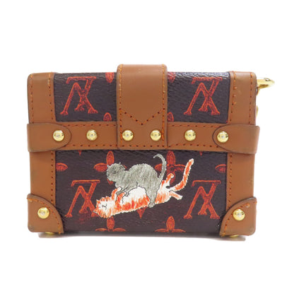 LOUIS VUITTON ルイヴィトン M63892 エッセンシャル トランク キャットグラム アクセサリーポーチ モノグラムキャンバス レディース 中古