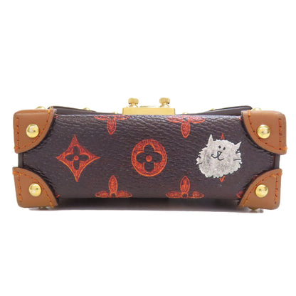 LOUIS VUITTON ルイヴィトン M63892 エッセンシャル トランク キャットグラム アクセサリーポーチ モノグラムキャンバス レディース 中古