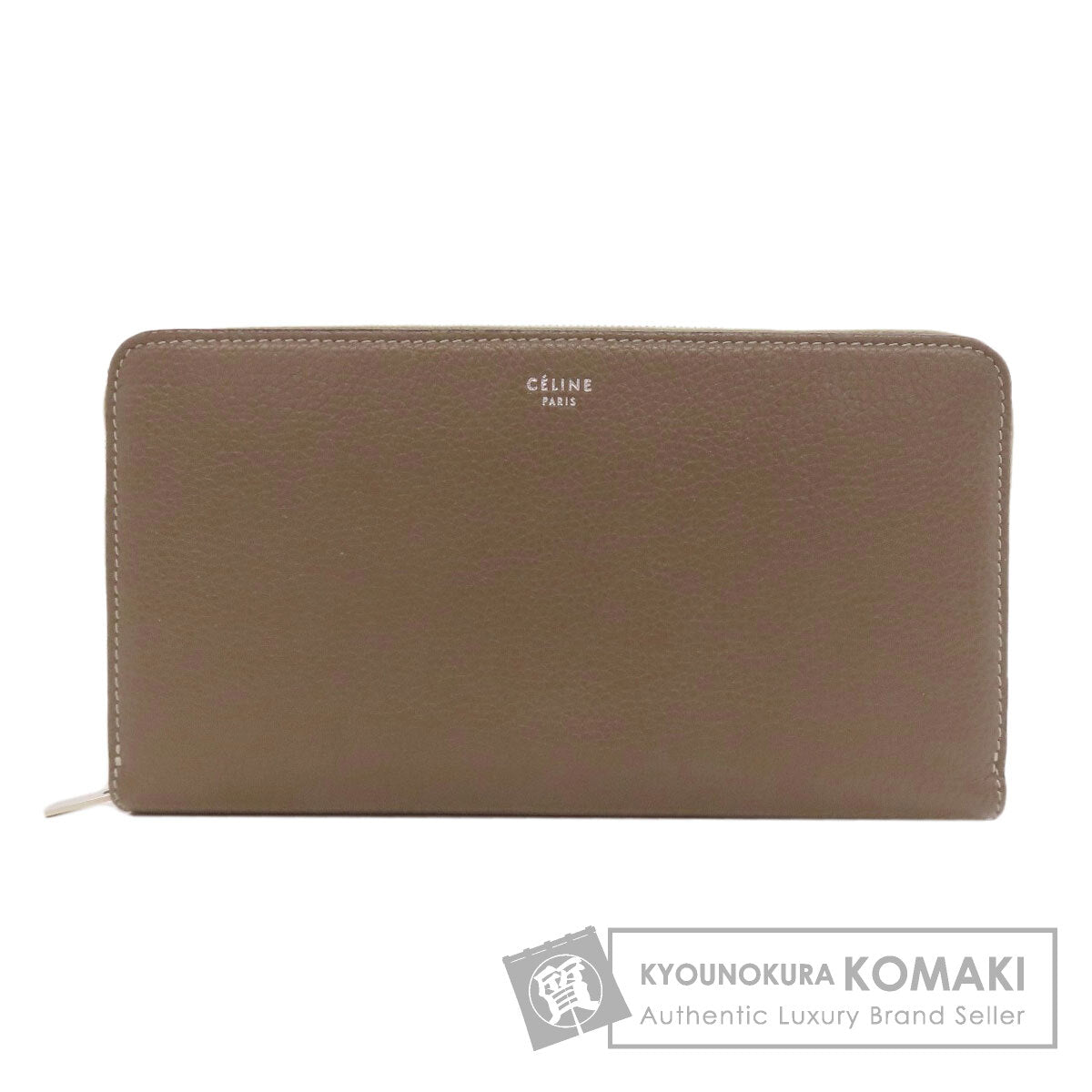 CELINE セリーヌ ロゴ 長財布（小銭入れあり） カーフ レディース 中古