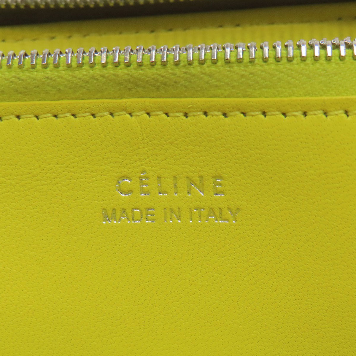 CELINE セリーヌ ロゴ 長財布（小銭入れあり） カーフ レディース 中古