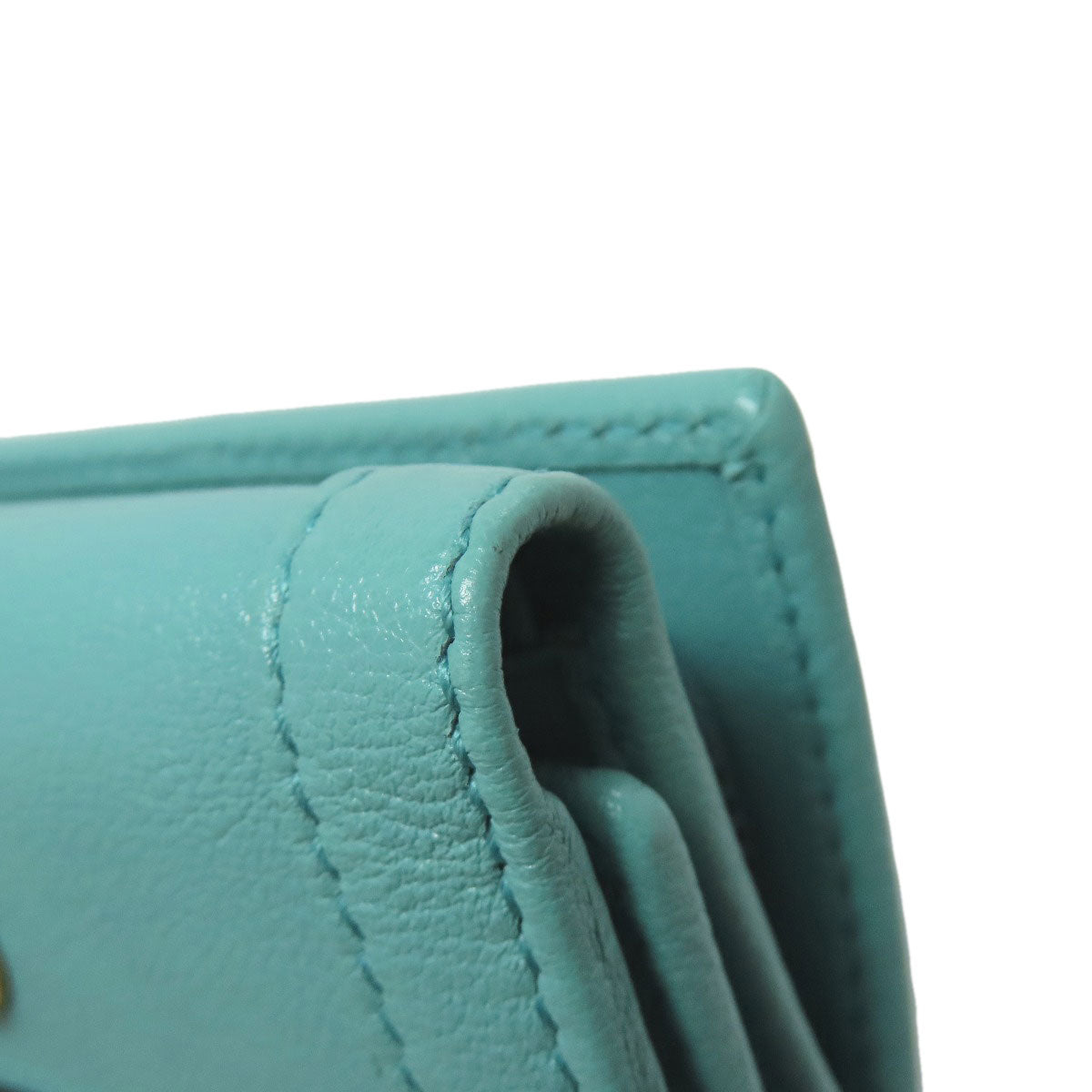 GUCCI グッチ 658633 ダイアナ バンブー コンパクトウォレット 二つ折り財布（小銭入れあり） カーフ レディース 中古