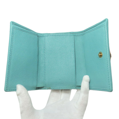 GUCCI グッチ 658633 ダイアナ バンブー コンパクトウォレット 二つ折り財布（小銭入れあり） カーフ レディース 中古