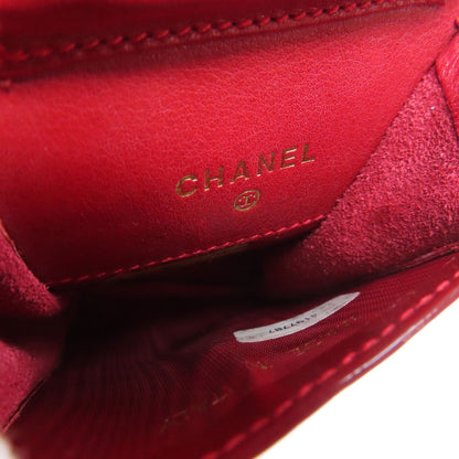 CHANEL シャネル ココマーク チェーンショルダー アクセサリーポーチ エナメル レディース 中古