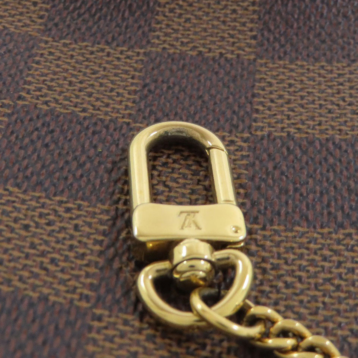 LOUIS VUITTON ルイヴィトン N58009 ミニ・ポシェット・アクセソワール アクセサリーポーチ ダミエキャンバス レディース 中古