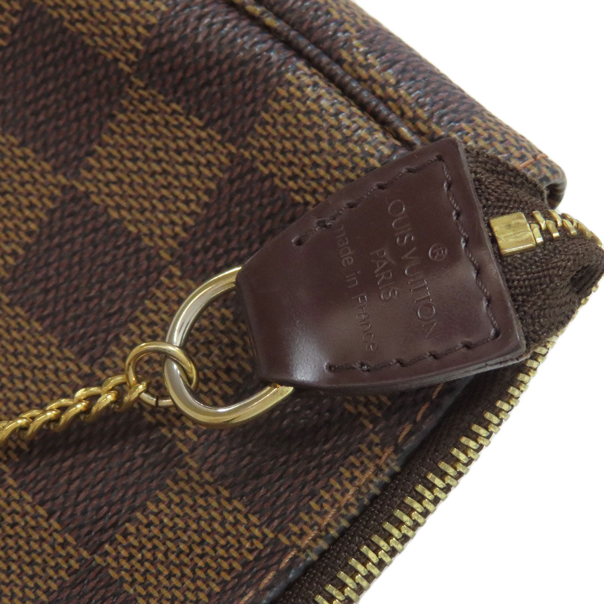 LOUIS VUITTON ルイヴィトン N58009 ミニ・ポシェット・アクセソワール アクセサリーポーチ ダミエキャンバス レディース 中古