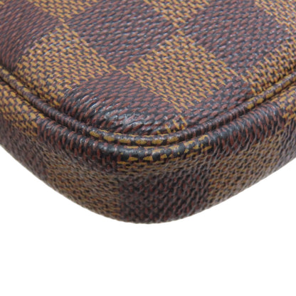 LOUIS VUITTON ルイヴィトン N58009 ミニ・ポシェット・アクセソワール アクセサリーポーチ ダミエキャンバス レディース 中古