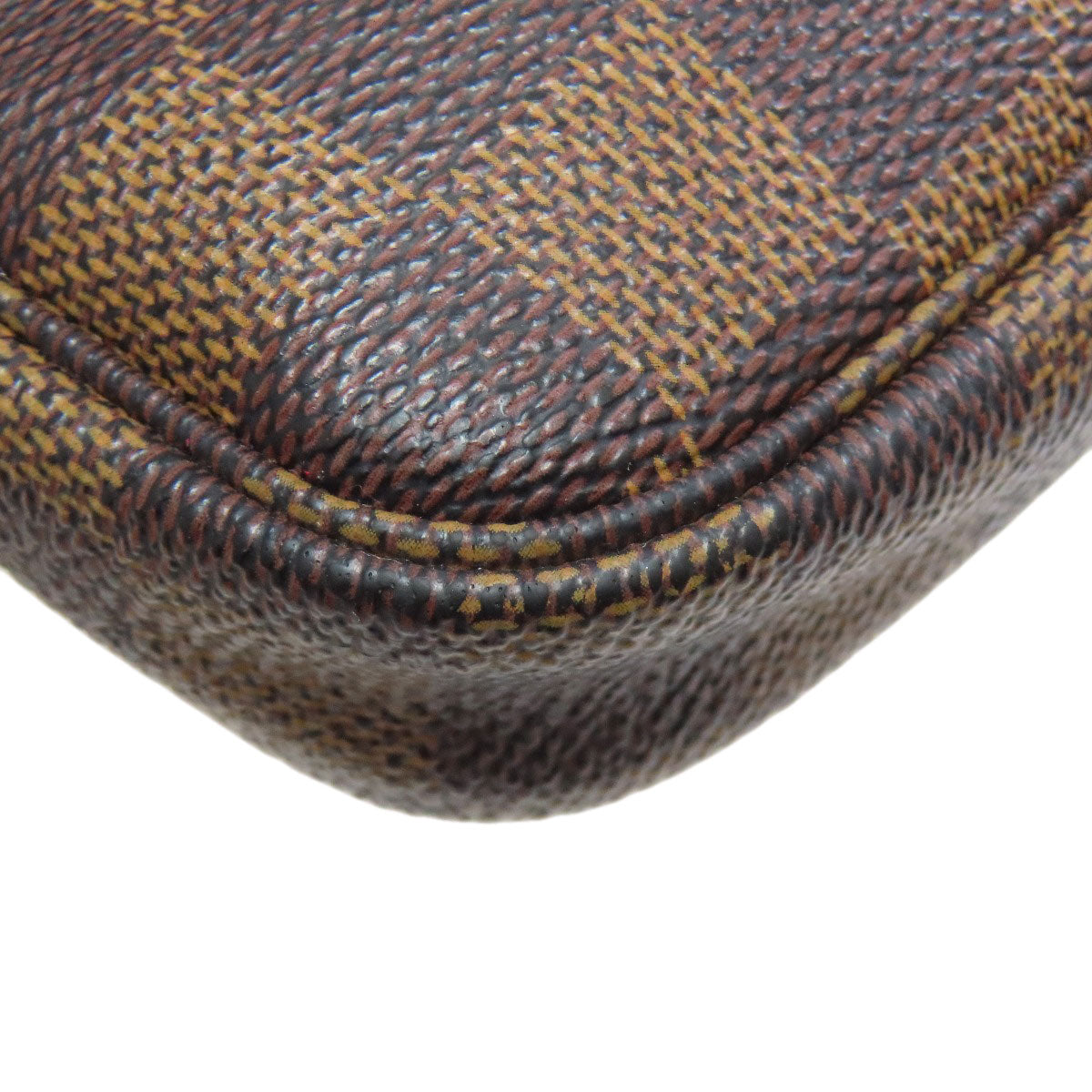 LOUIS VUITTON ルイヴィトン N58009 ミニ・ポシェット・アクセソワール アクセサリーポーチ ダミエキャンバス レディース 中古
