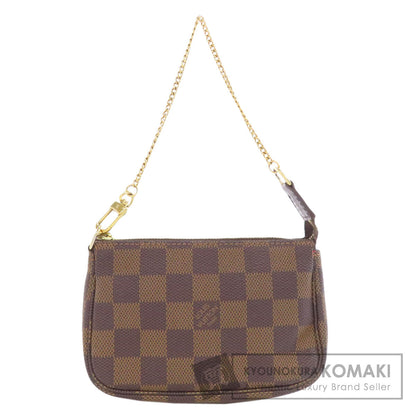 LOUIS VUITTON ルイヴィトン N58009 ミニ・ポシェット・アクセソワール アクセサリーポーチ ダミエキャンバス レディース 中古