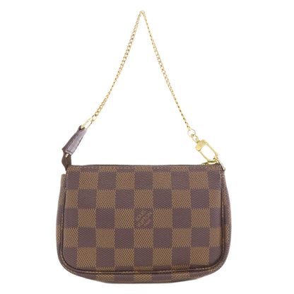 LOUIS VUITTON ルイヴィトン N58009 ミニ・ポシェット・アクセソワール アクセサリーポーチ ダミエキャンバス レディース 中古