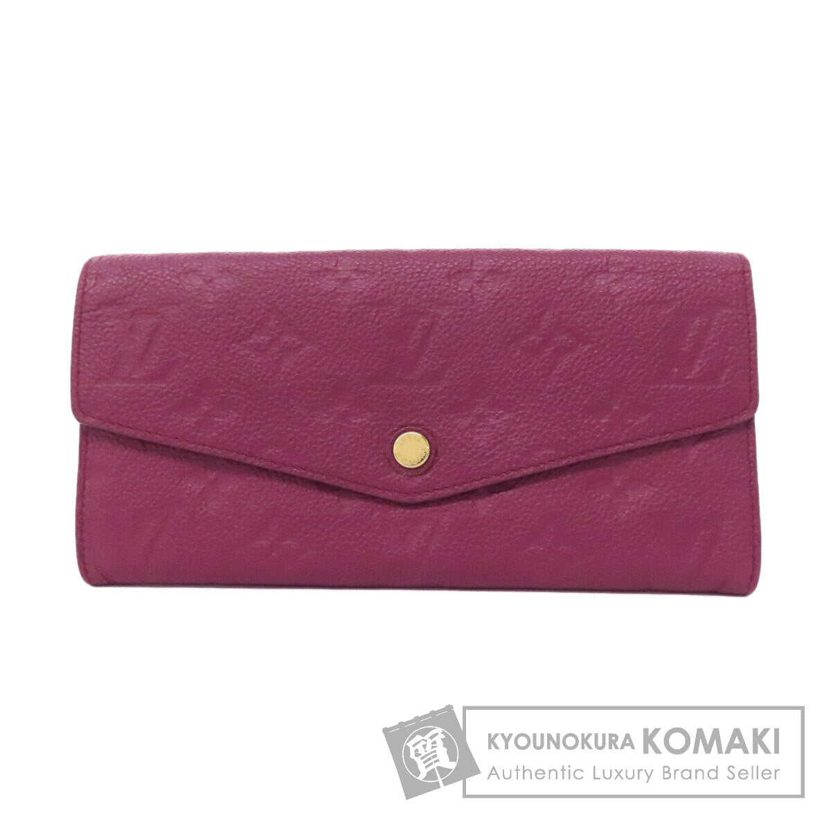 LOUIS VUITTON ルイヴィトン M60341 ポルトフォイユ・キュリーズ 長財布（小銭入れあり） アンプラント レディース 中古