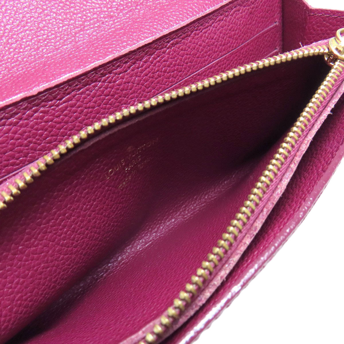 LOUIS VUITTON ルイヴィトン M60341 ポルトフォイユ・キュリーズ 長財布（小銭入れあり） アンプラント レディース 中古
