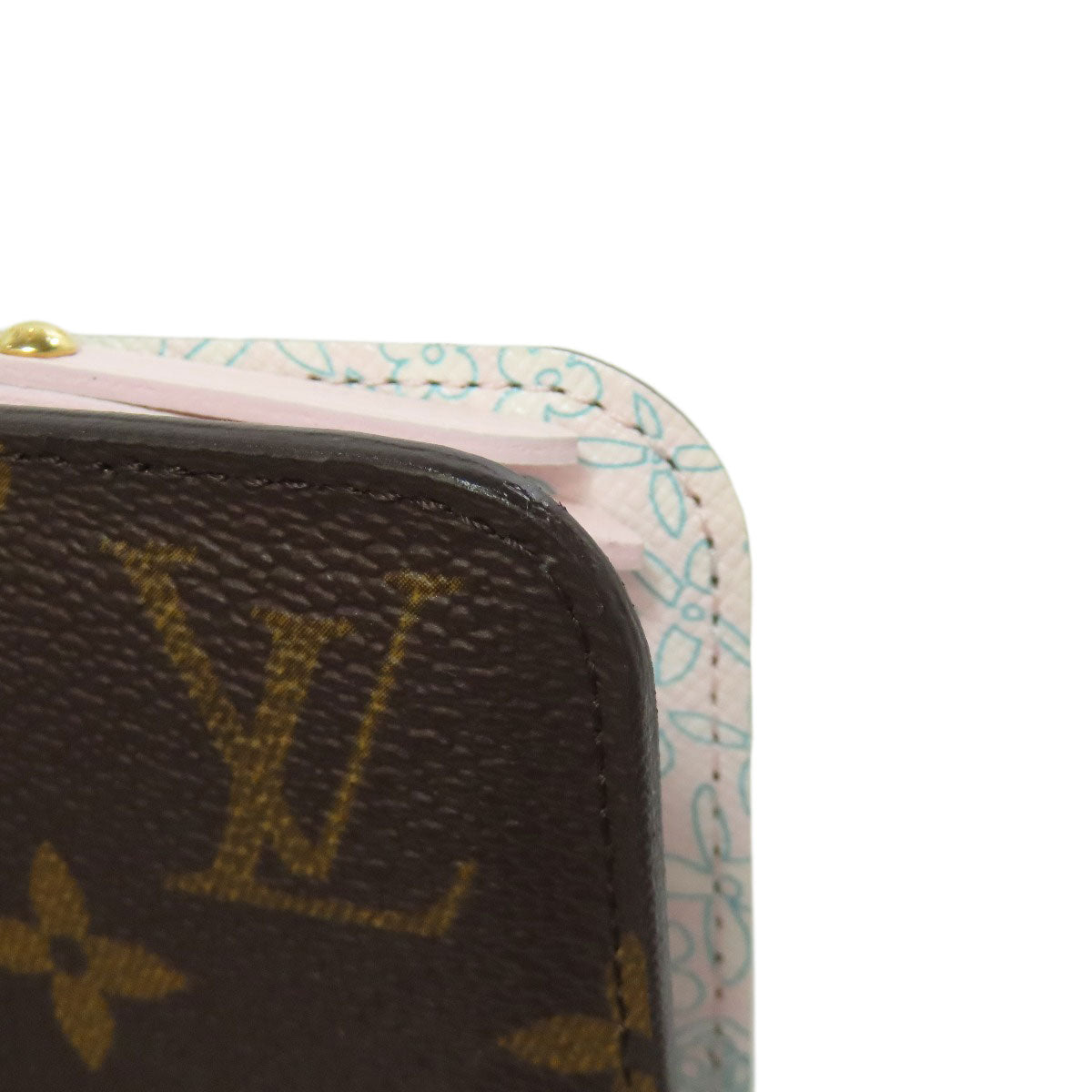 LOUIS VUITTON ルイヴィトン M60229 ポルトモネ・アンソリット フルリ 二つ折り財布（小銭入れあり） モノグラムキャンバス レディース 中古