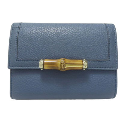 GUCCI グッチ 257017 バンブー 二つ折り財布（小銭入れあり） カーフ レディース 中古
