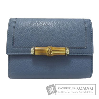 GUCCI グッチ 257017 バンブー 二つ折り財布（小銭入れあり） カーフ レディース 中古