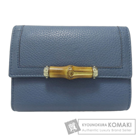 GUCCI グッチ 257017 バンブー 二つ折り財布（小銭入れあり） カーフ レディース 中古