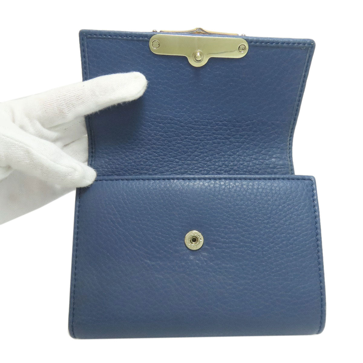 GUCCI グッチ 257017 バンブー 二つ折り財布（小銭入れあり） カーフ レディース 中古