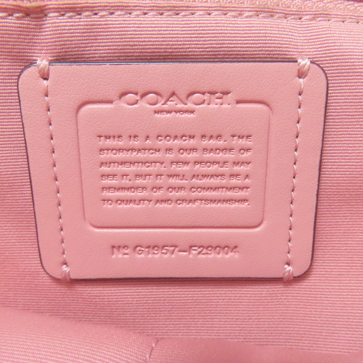 COACH コーチ F29004 ロゴ リュック・デイパック レザー レディース 中古