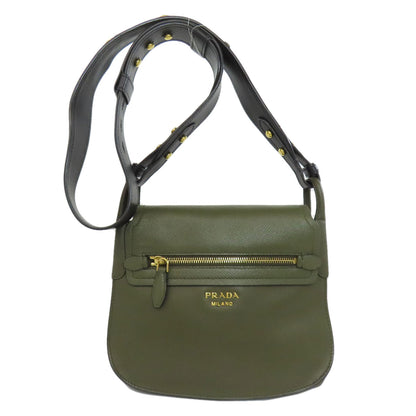 PRADA プラダ 1BD050 チェーンバッグ ショルダーバッグ レザー レディース 中古