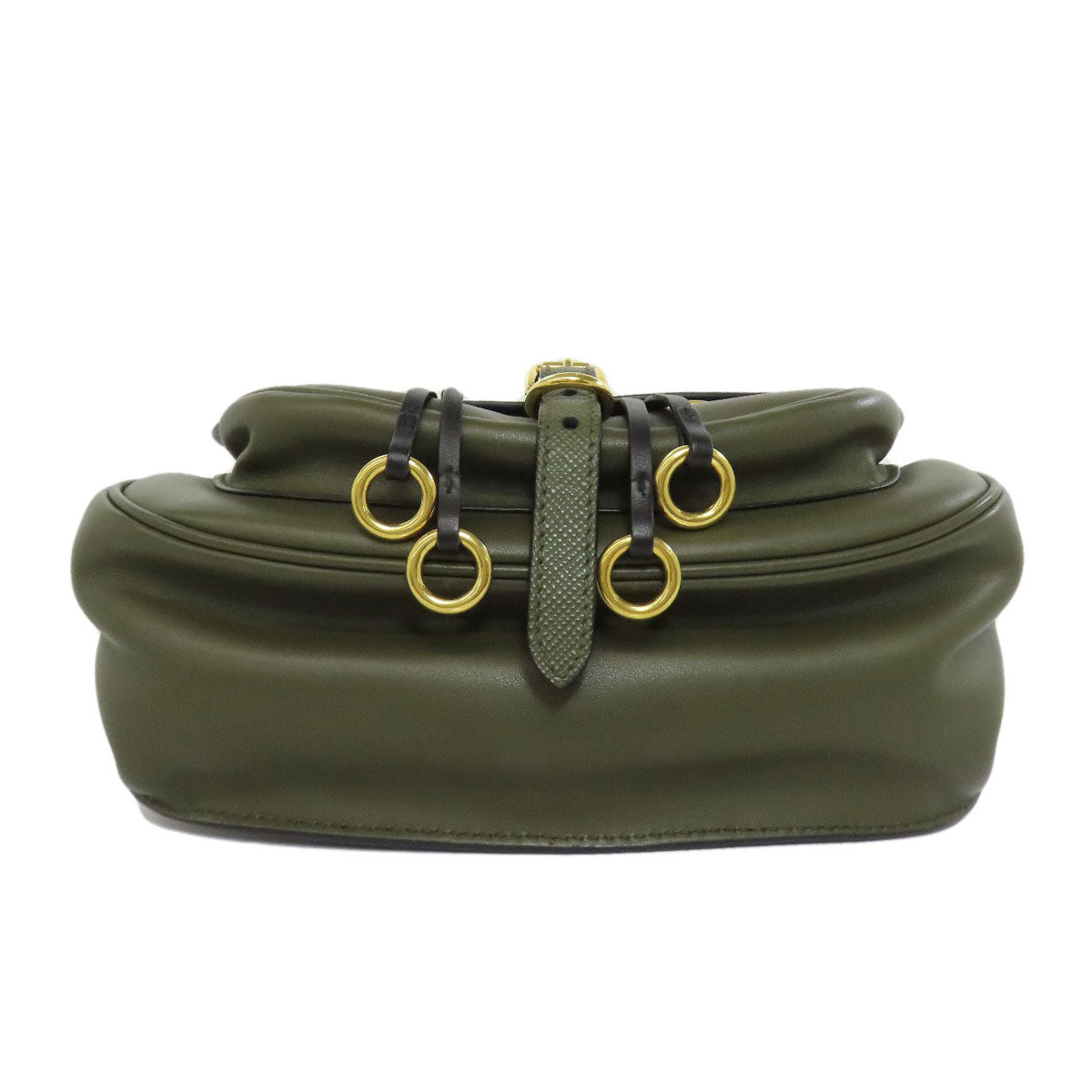 PRADA プラダ 1BD050 チェーンバッグ ショルダーバッグ レザー レディース 中古