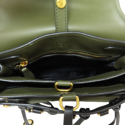 PRADA プラダ 1BD050 チェーンバッグ ショルダーバッグ レザー レディース 中古