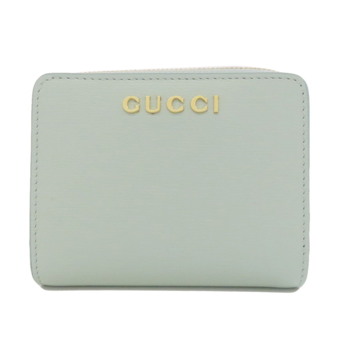 GUCCI グッチ 772639 スクリプト ミニウォレット 二つ折り財布（小銭入れあり） カーフ レディース 中古