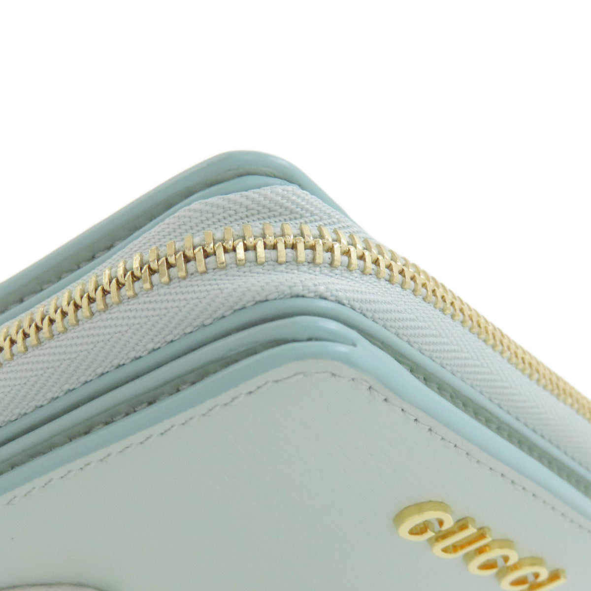 GUCCI グッチ 772639 スクリプト ミニウォレット 二つ折り財布（小銭入れあり） カーフ レディース 中古