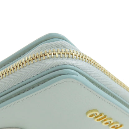 GUCCI グッチ 772639 スクリプト ミニウォレット 二つ折り財布（小銭入れあり） カーフ レディース 中古