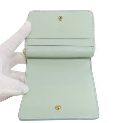 GUCCI グッチ 772639 スクリプト ミニウォレット 二つ折り財布（小銭入れあり） カーフ レディース 中古