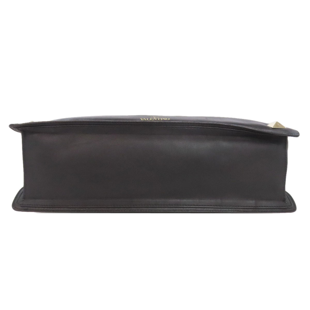 VALENTINO バレンティノ スタッズ トートバッグ カーフ レディース 中古