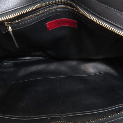 VALENTINO バレンティノ スタッズ トートバッグ カーフ レディース 中古
