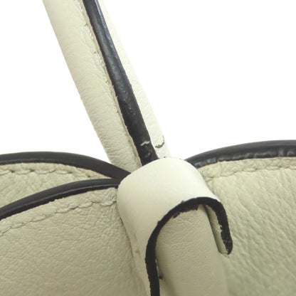 PRADA プラダ ロゴ金具 トートバッグ カーフ レディース 中古