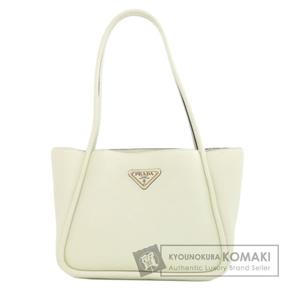 PRADA プラダ ロゴ金具 トートバッグ カーフ レディース 中古