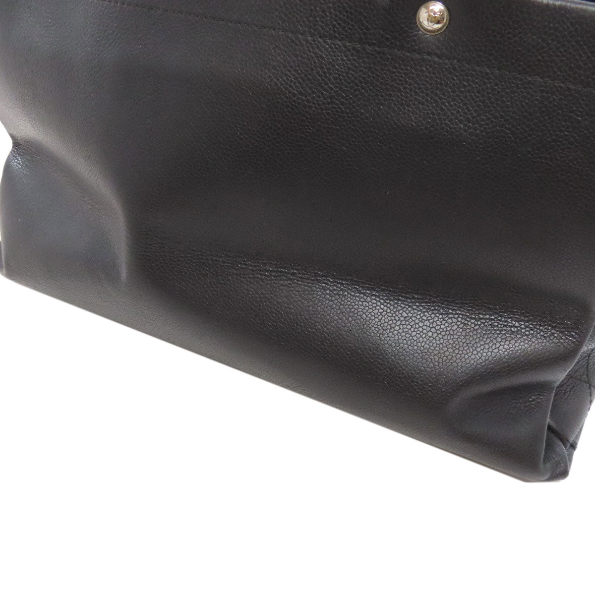 CHANEL シャネル ココマーク トートバッグ グレインド カーフスキン レディース 中古
