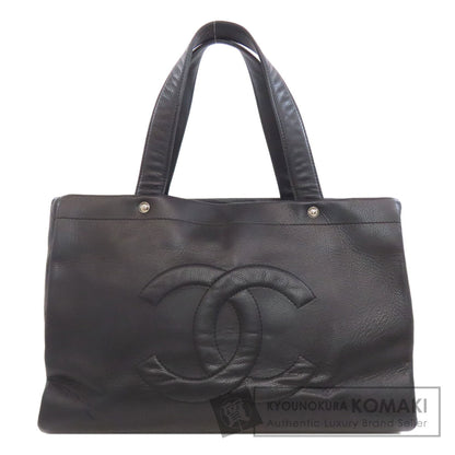 CHANEL シャネル ココマーク トートバッグ グレインド カーフスキン レディース 中古