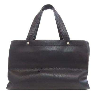 CHANEL シャネル ココマーク トートバッグ グレインド カーフスキン レディース 中古