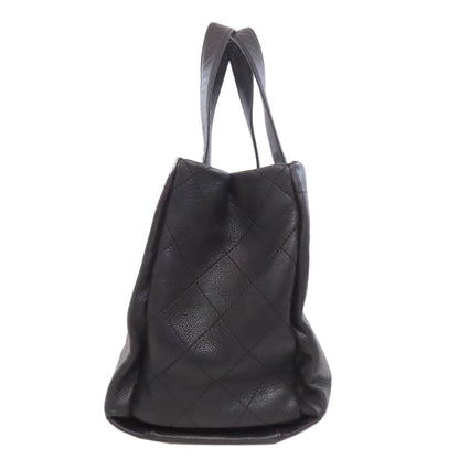 CHANEL シャネル ココマーク トートバッグ グレインド カーフスキン レディース 中古