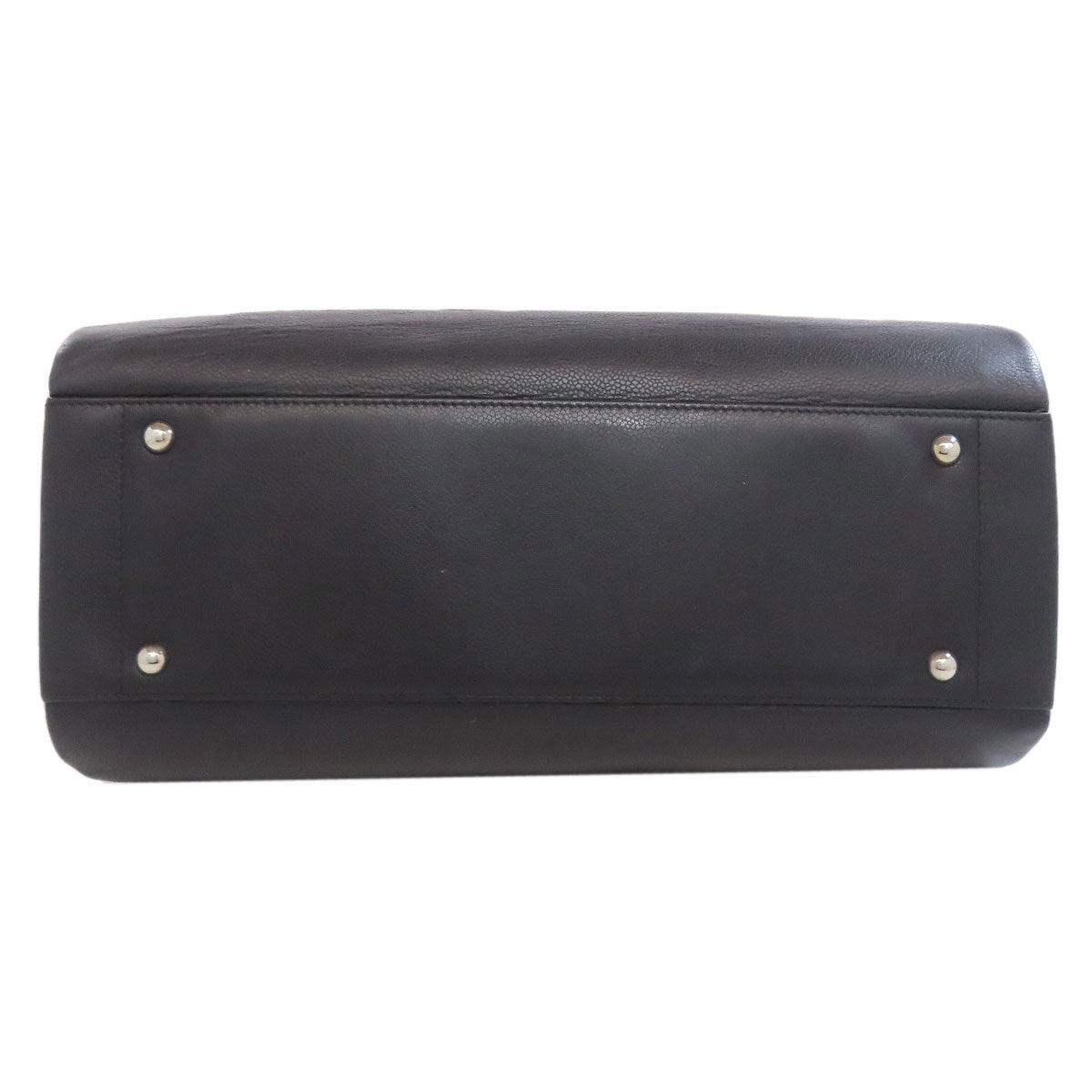 CHANEL シャネル ココマーク トートバッグ グレインド カーフスキン レディース 中古
