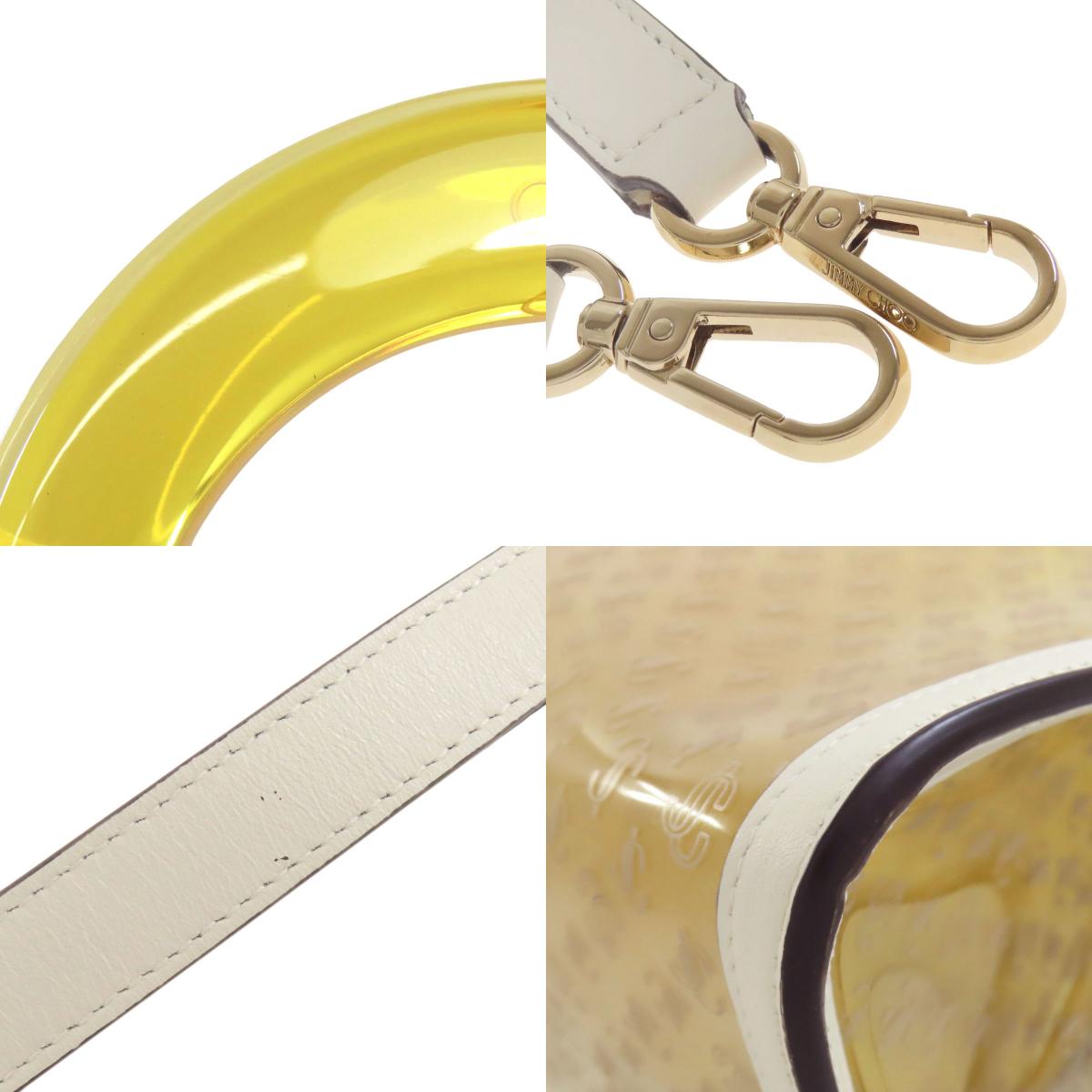 Jimmy Choo ジミーチュウ 2WAY ハンドバッグ ビニール レディース 中古