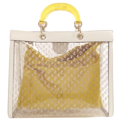 Jimmy Choo ジミーチュウ 2WAY ハンドバッグ ビニール レディース 中古