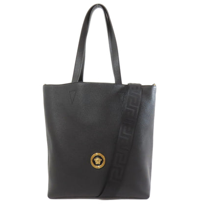 VERSACE ヴェルサーチ メデューサ 2WAY トートバッグ カーフ レディース 中古